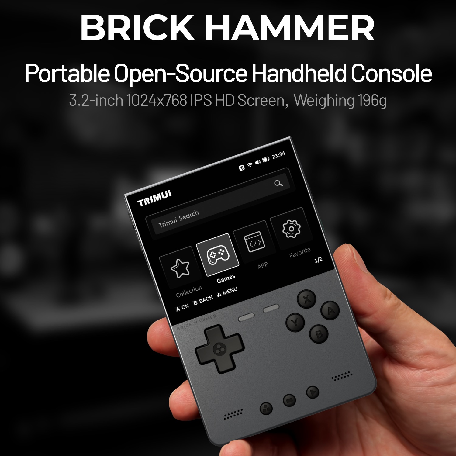 Retro Gaming Mobile - TRIMUI BRICK HAMMER ريترو وحدة تحكم