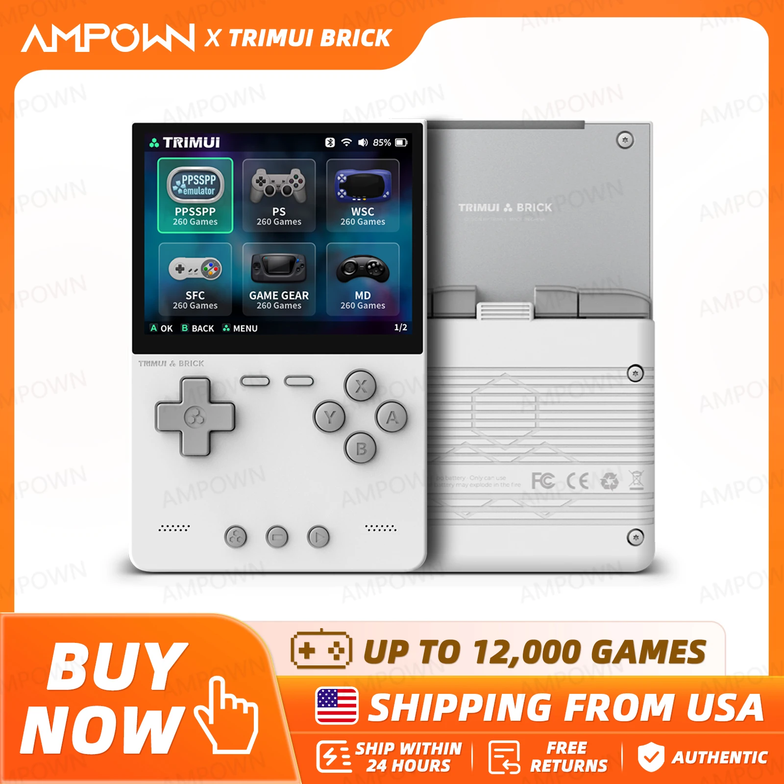 Retro Gaming Linux - TRIMUI BRICK وحدة تحكم بجهاز لعب