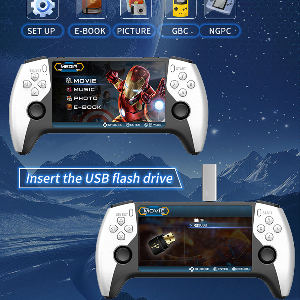 جهاز ألعاب محمول جديد SF3500 ب - مراجعة Retro Gaming Usb وسعره