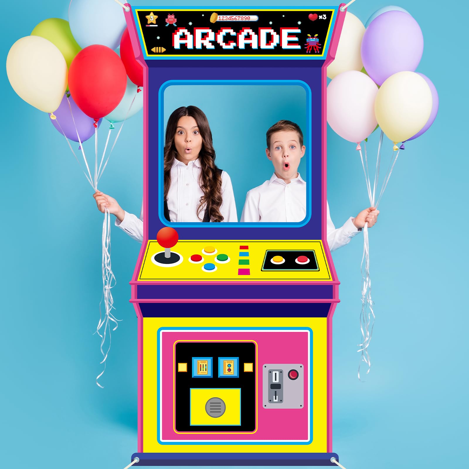 خلفية تصوير قماشية بتصميم ألعا - مراجعة Background Retro Gaming وسعره