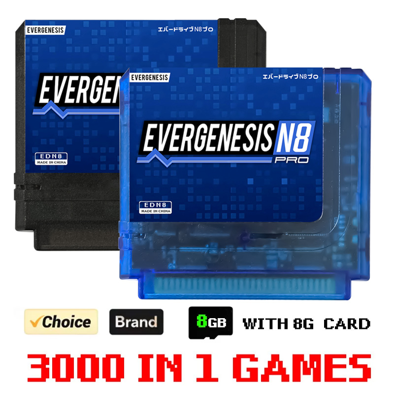 3000 في 1 بطاقة الألعاب ED N8  - مراجعة Retro Gaming Handheld وسعره
