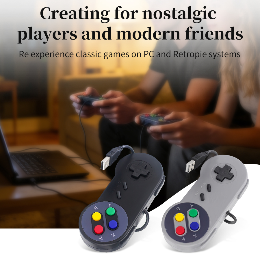 1-2 قطعة من وحدة تحكم SNES USB - مراجعة Raspberry Pi Retropie وسعره