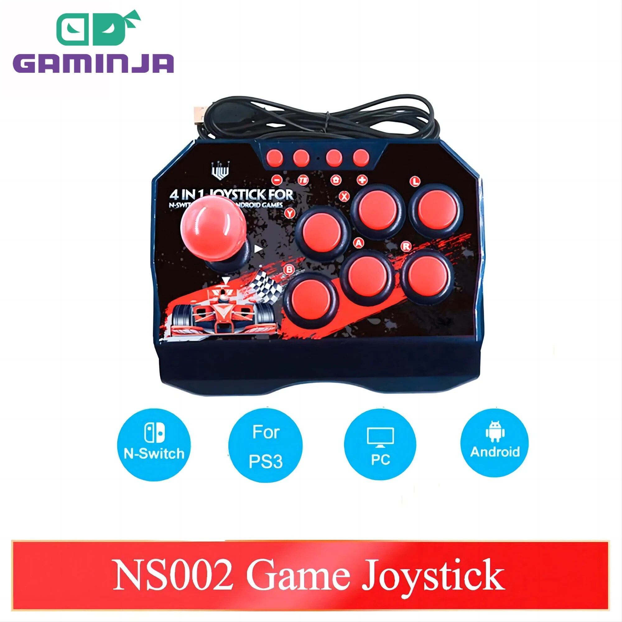 GAMINJA NS002 4 في 1 ريترو وحد - مراجعة Raspberry Pi Retropie وسعره