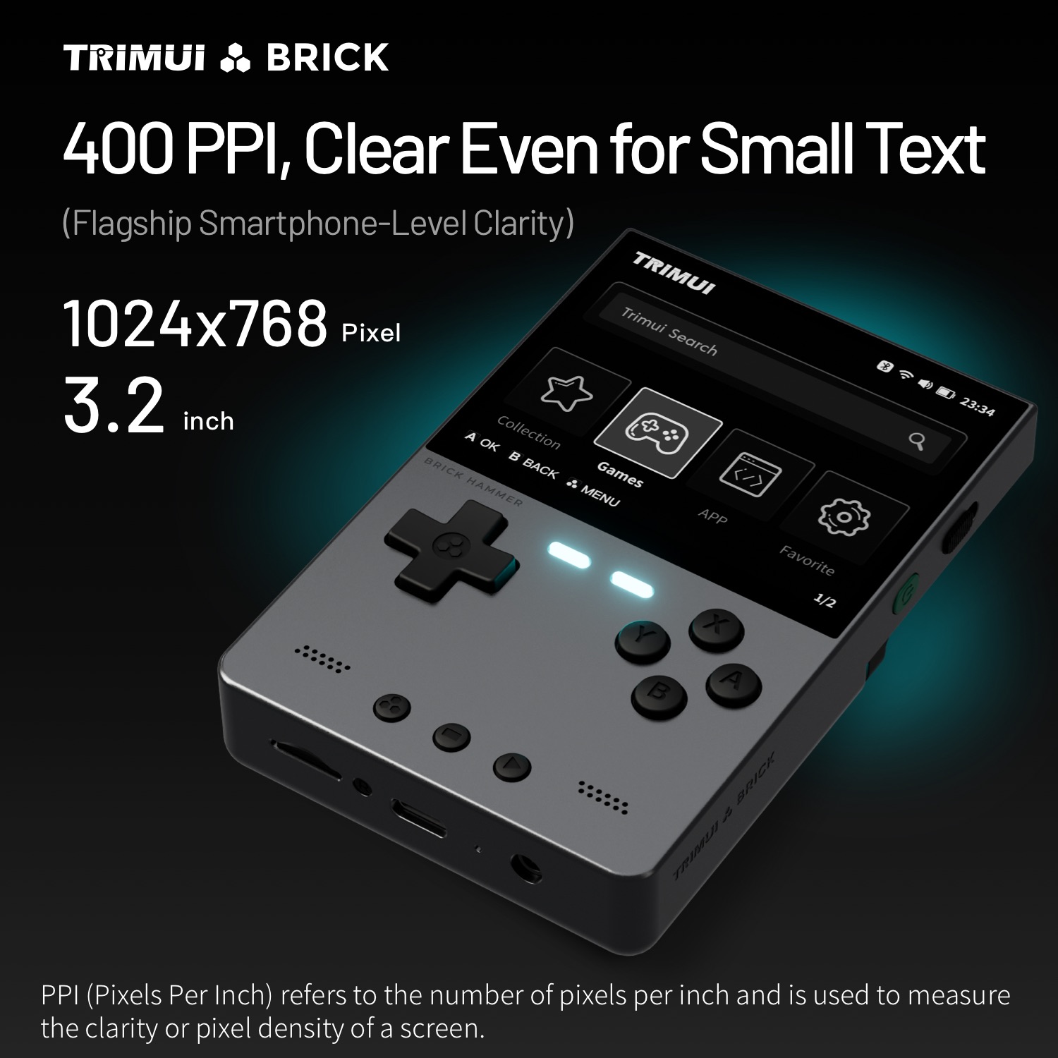 TRIMUI BRICK HAMMER ريترو وحدة - مراجعة Retro Gaming Mobile وسعره