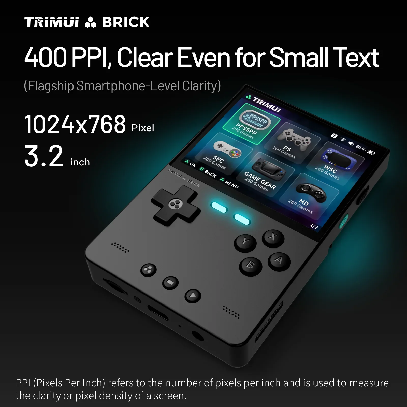 TRIMUI BRICK وحدة تحكم بجهاز ل - مراجعة Retro Gaming Linux وسعره