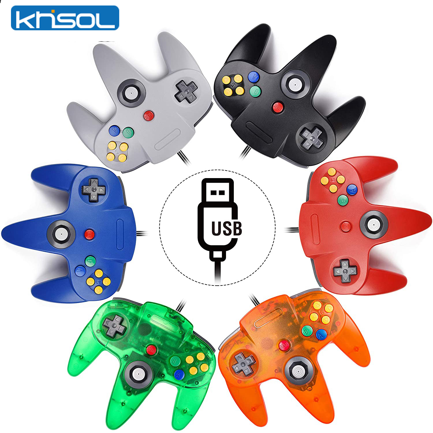 N64 تحكم كلاسيكي USB سلكي عن ب - مراجعة Retro Gaming Usb وسعره