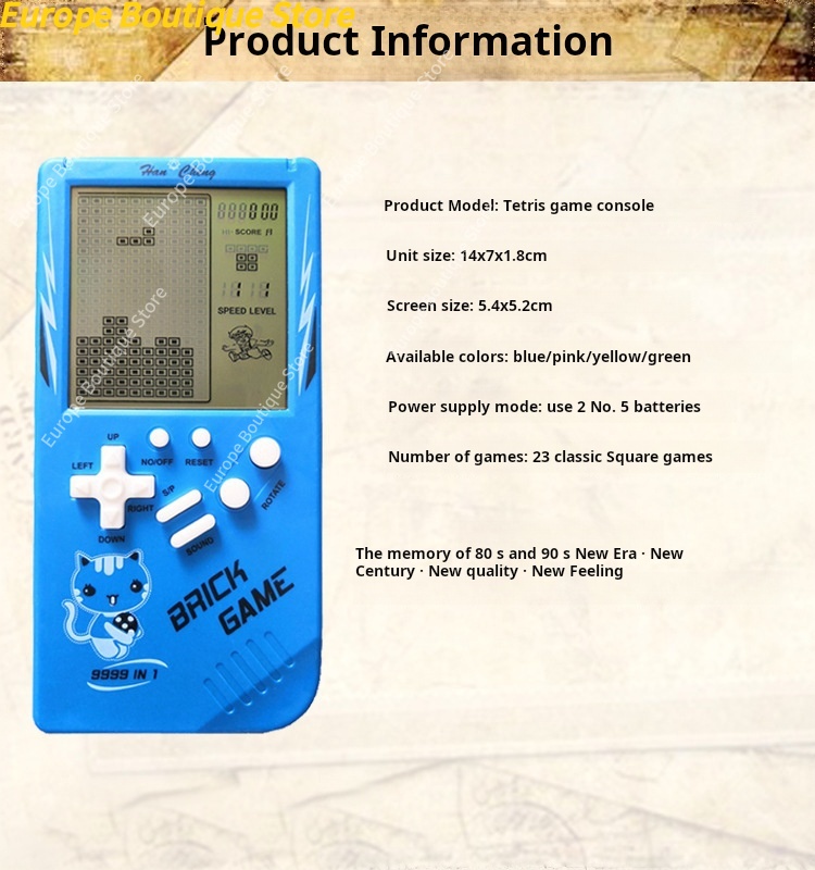 جهاز ألعاب محمول للأطفال بشاشة - مراجعة Retro Gaming Device Handheld وسعره